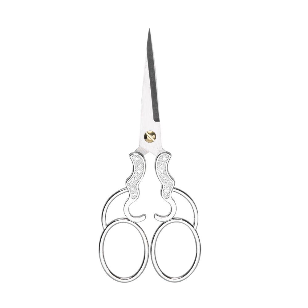 

Stainless Steel Vintage Gourd Scissors Stitch Scissors Tea Bag Scissors Household Office Small Scissors серебряный