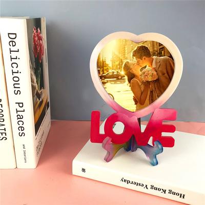 DIY Love Photo Frame Crystal Epoxy Resin Mold Photo Frame Silicone Mold Desktop Wall Decoration DIY Mother's Day Gift