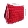 Quilted Saddle Pad Double Rope Piping Polycotton Material Equestrian