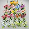 3D Printing Fake Lily Bouquet 2 Heads Wedding Bridal Bouquet  for Home Wedding Decor