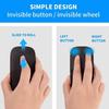 Bluetooth Arc Touch Mouse Portable Wireless Foldable Mouse With USB Nano Receiver Ergonomic Mini Optical Computer Mice