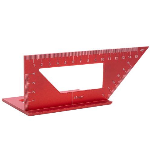 HFS (R) Marking Gauge, Marking Ruler, Vertical, Multi-Function Right Angle Ruler, 45 Degree, 90 Degree, Woodworking Measurement, Carpentry Marking