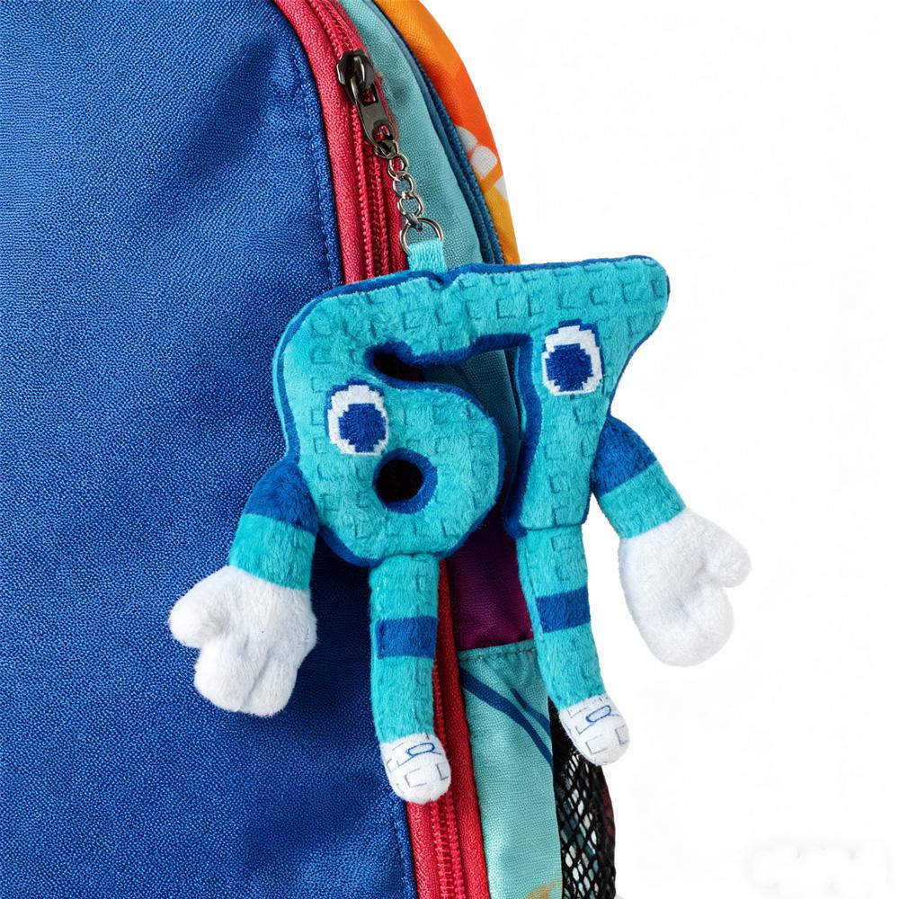 2026 New Blue No. 67 Steal A Brainrot Sammy Jandel Strawberry Elephant Plush Doll Anime Peripherals Toy Christmas Gift