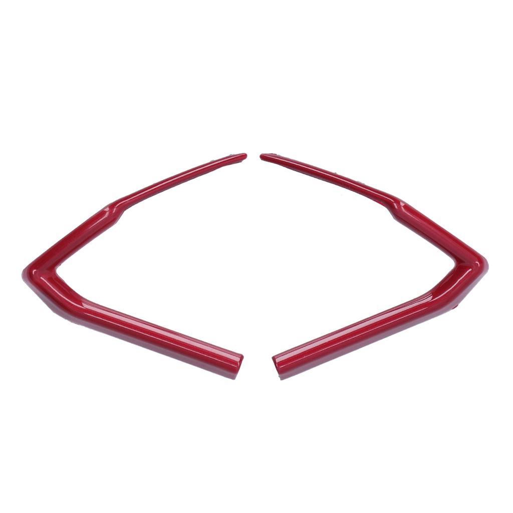 2Pcs Steering Wheel Cover Sequins Strip Trim Sticker Fit for Mazda 3AxelaCX?4CX?5Red