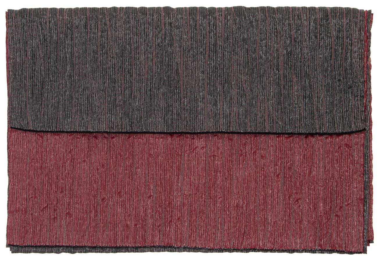 

[SOUBIEN] Soubien Reversible Yukata Obi (Sash) - Plain, Women s, Made in Japan, Glitter, Bicolor, Drape Finish [Color] K Black x Red (sbn-obs10069)