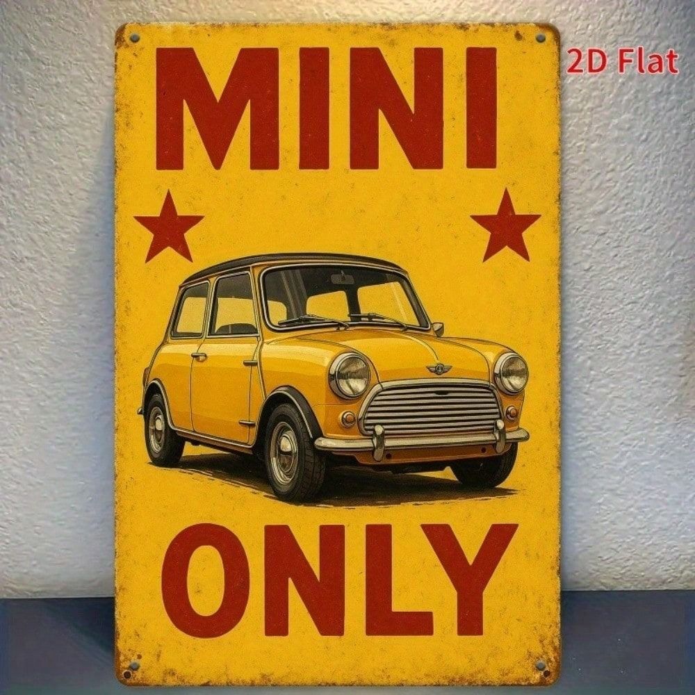 Vintage Metallschild Kunst 20x30cm Blechbild Wanddekor