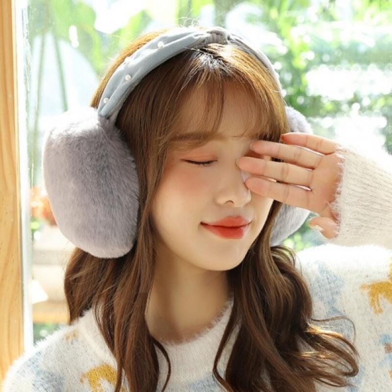 

Bandana pearl point women s earmuffs black