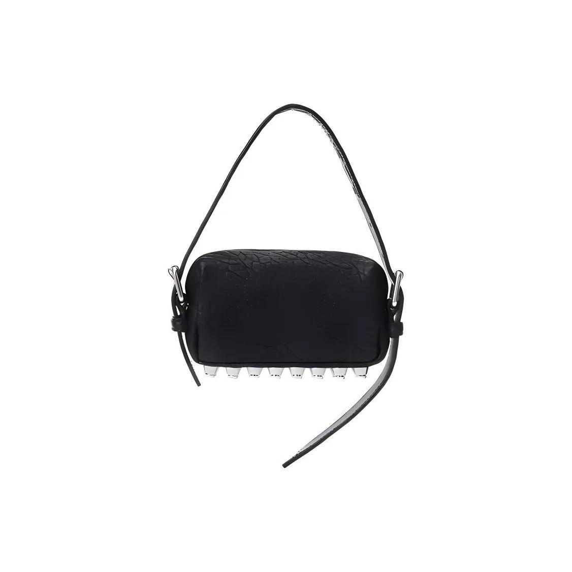 

Alexander Wang Ricco Stud-Detailed Zipper Clutch Mini Lambskin Handbag for Women in Black Basic Package (Box + Dust Cover) чорний