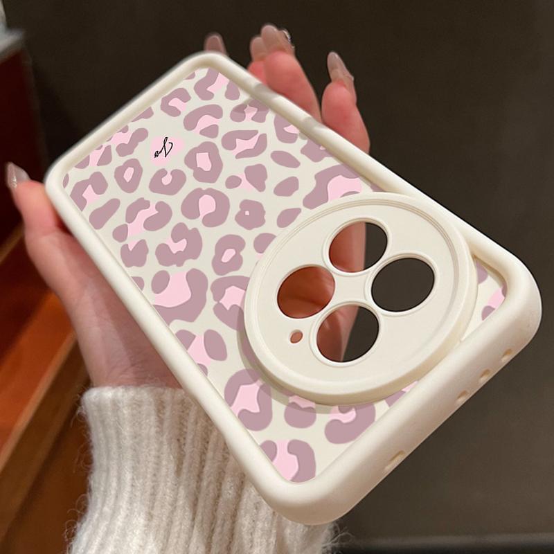 Phone Case for OnePlus 13 12 Leopard Print Shockproof Bumper TPU Silicone Soft Cover Fundas for OnePlus 13T 13R 12R 11R Coque