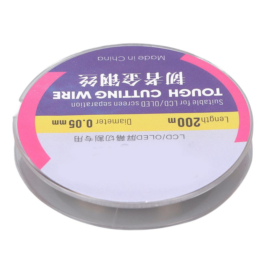 200M Phone LCD Screen Cutting Line High Hardness Steel Phone LCD Screen Separating Wire