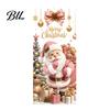 Holiday Glass Clings Christmas Window Clings, Cute Snowman Santa Penguin Reindeer Stickers for Home Decoration Glass, Reusable Static PVC Decal Party