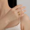 Cazador Rose Flower Rings for Women Stainless Steel  2026 Trend Jewelry Finger Ring Wedding Anniversary Birthday Gifts Wholesale