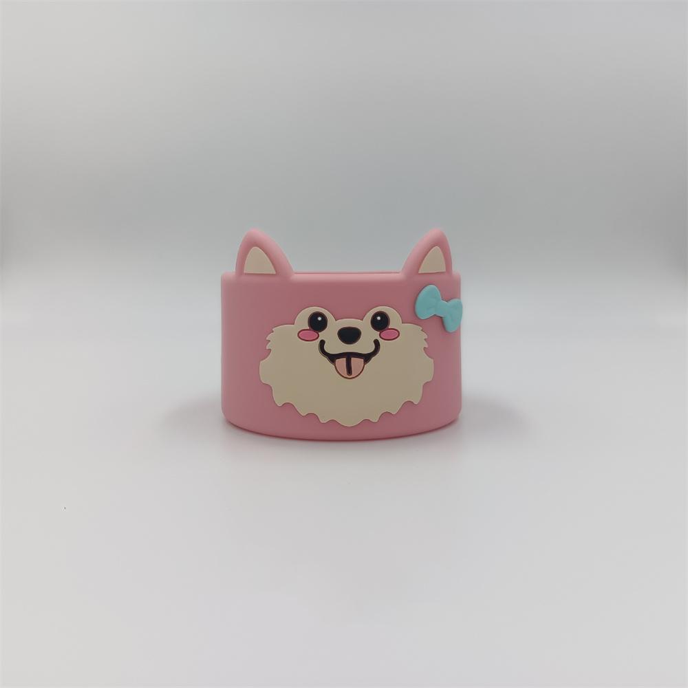 Kreskówkowy Zwierzęcy Silikonowy Rękaw Ochronny na Butelkę na Wodę Ochraniacz Spodu Butelki Pokrowiec na Kubek Do Stanley Tumbler Butelka Szklana Kubek