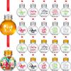Set of 20 Clear Fillable Christmas Hanging Ornament Delicate Craftable Baubles for Holiday Tree Decoration and Parties