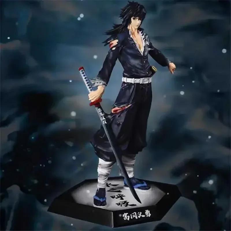 30cm  Figure Himejima Gyoumei Figure Tomiokagiyuu Action Hantengu Akaza Figures Statue Model Toy