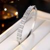 Light Luxury Open-ended Women's Fashionable and Versatile Zircon Bracelet High-end Ventilation Bracelet