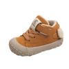 Winter Baby Walking Shoes with Fleece Lining Soft Sole Casual Style Cotton-padded Non-slip Versatile Double-layered Cotton Shoes for Boys and Girls