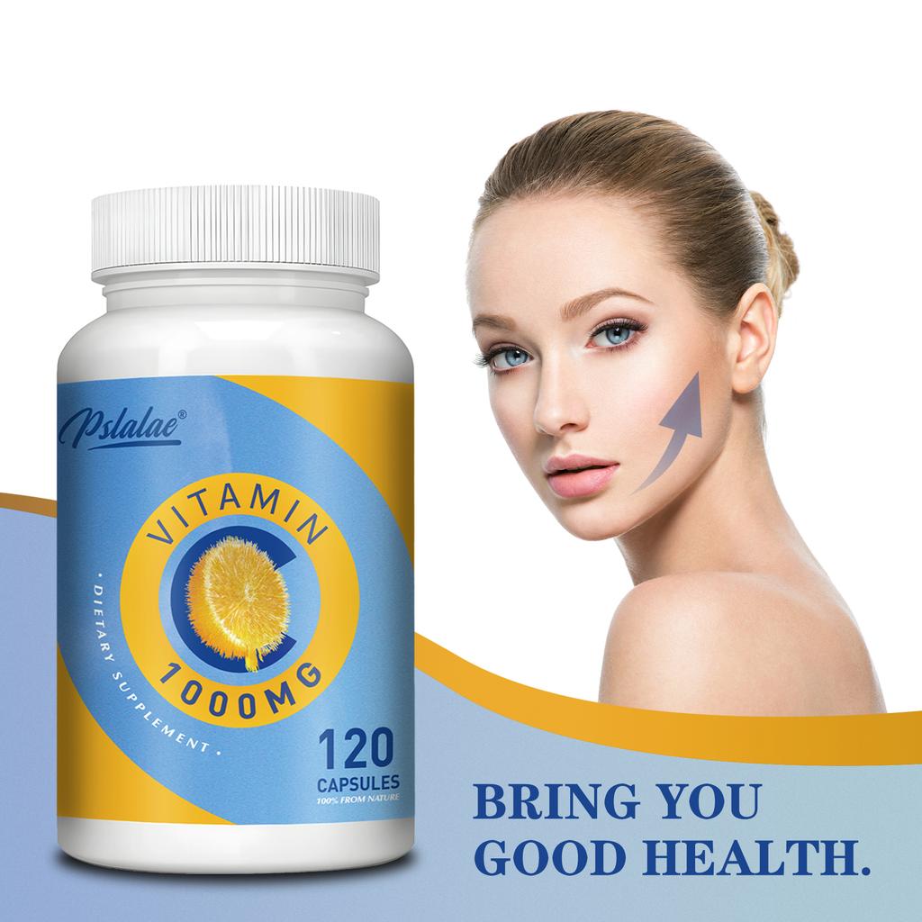 Vitamin C Kapseln 1000mg 120 Stück — Immununterstützung, Antioxidative Unterstützung, Tägliches Wohlbefinden