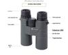 Boyue 8x42 HD Fernglas - Hohe Vergrößerung, Schwachlicht, Stickstoffgefüllt, Wasserdichte Outdoor-Wanderausrüstung.