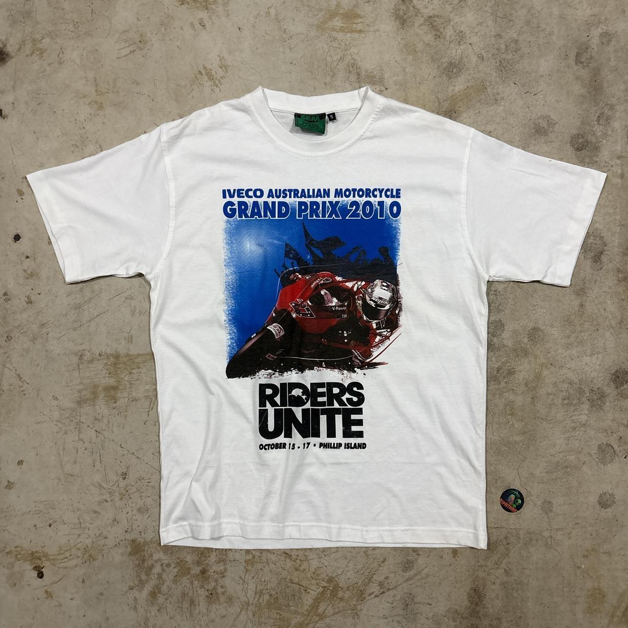 2010 Iveco Australian Motorcycle Grand Prix Casey Stoner T Shirt Size S Unisex T-Shirt XXL