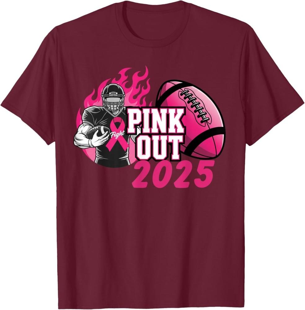 Футболка  Pink Out 2025  в поддержку осведомленности о раке груди 2XL