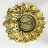 Traditional Antique Design Ganesha Pooja Thali l Beautiful Aarti Thali l 8.5" Diameter l Card Board Packing Best for Gifting