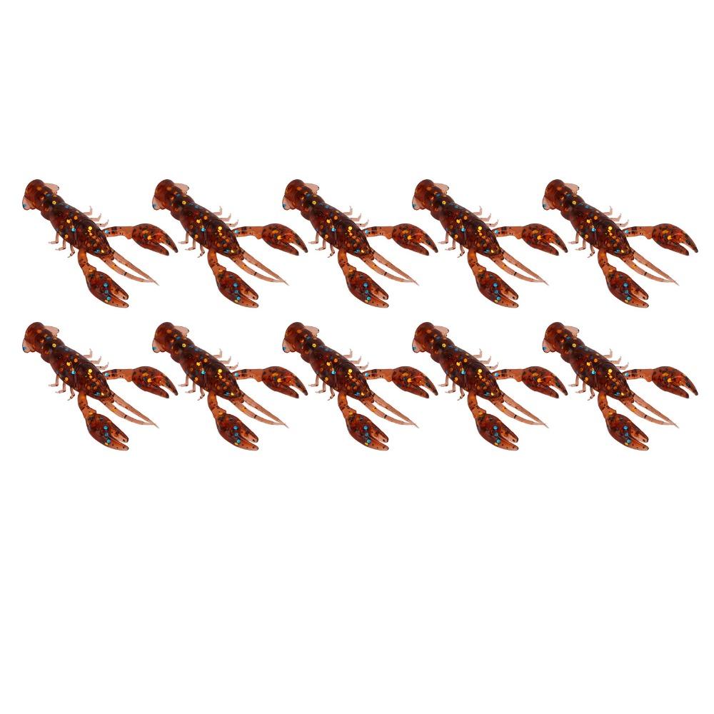 20PCS Soft Crawdad Bait 5.5cm Artificial Lure Durable Fishing Lure  Bass Fishing