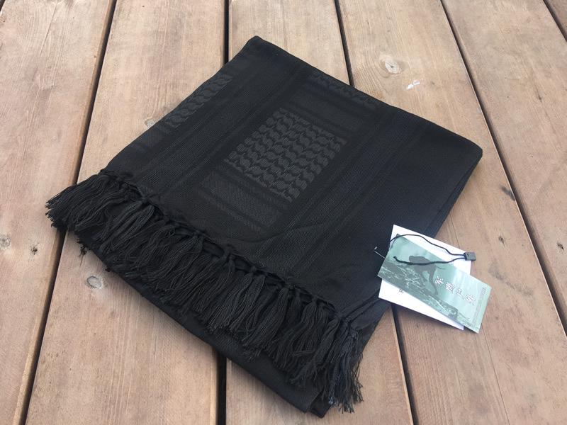 Military Camouflage Tassel Scarf - Outdoor Arab Shawl, Headscarf for Spring & Summer