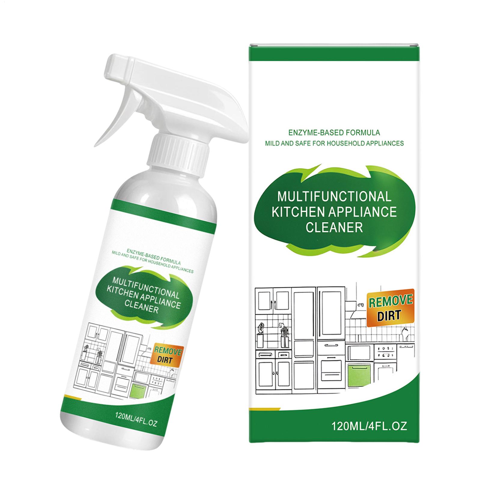 Appliance Cleaner 120ml All-Purpose Heavy-Duty Powerful Refrigerator Cleaner Kitchen Degreaser Spray for Oven Counter Stove CN