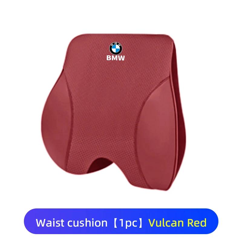 LJFJN1 Car Sticker Car Lumbar Support Headrest Waist Neck Pillow Auto Seatrest Cushion For BMW 1 3 5 Series X1 X4 X5 X7 G20 G38 F20 F39