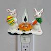 Christmas Campfire Flickering Night Light 3D LED Small Electric Light with Faux Flicker Flame for Holiday Indoor Decorations