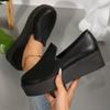Women's Loafers Platform Sole One Kick Round Toe Anti-Slip Sole 36-43 Shoes Women Leisure Work Fashion Roman Zapatillas De Mujer