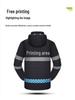 Reflective Raincoat and Rain Pants Set for Outdoor Traffic Duty and Flood Control