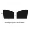 Magnetic Car Sun Shade Anti-UV Front/Rear Window Sunshield Shadow Mesh Glass Shading Car Privacy Shield Auto Interior