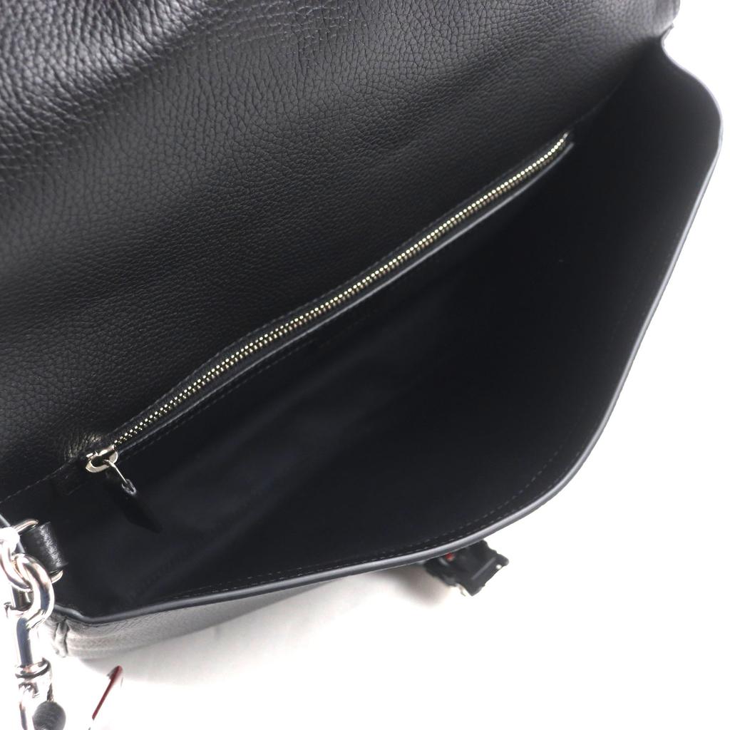 Gucci Clutch Bag Flap-type Business Case Black Leather Mens 816755 Used