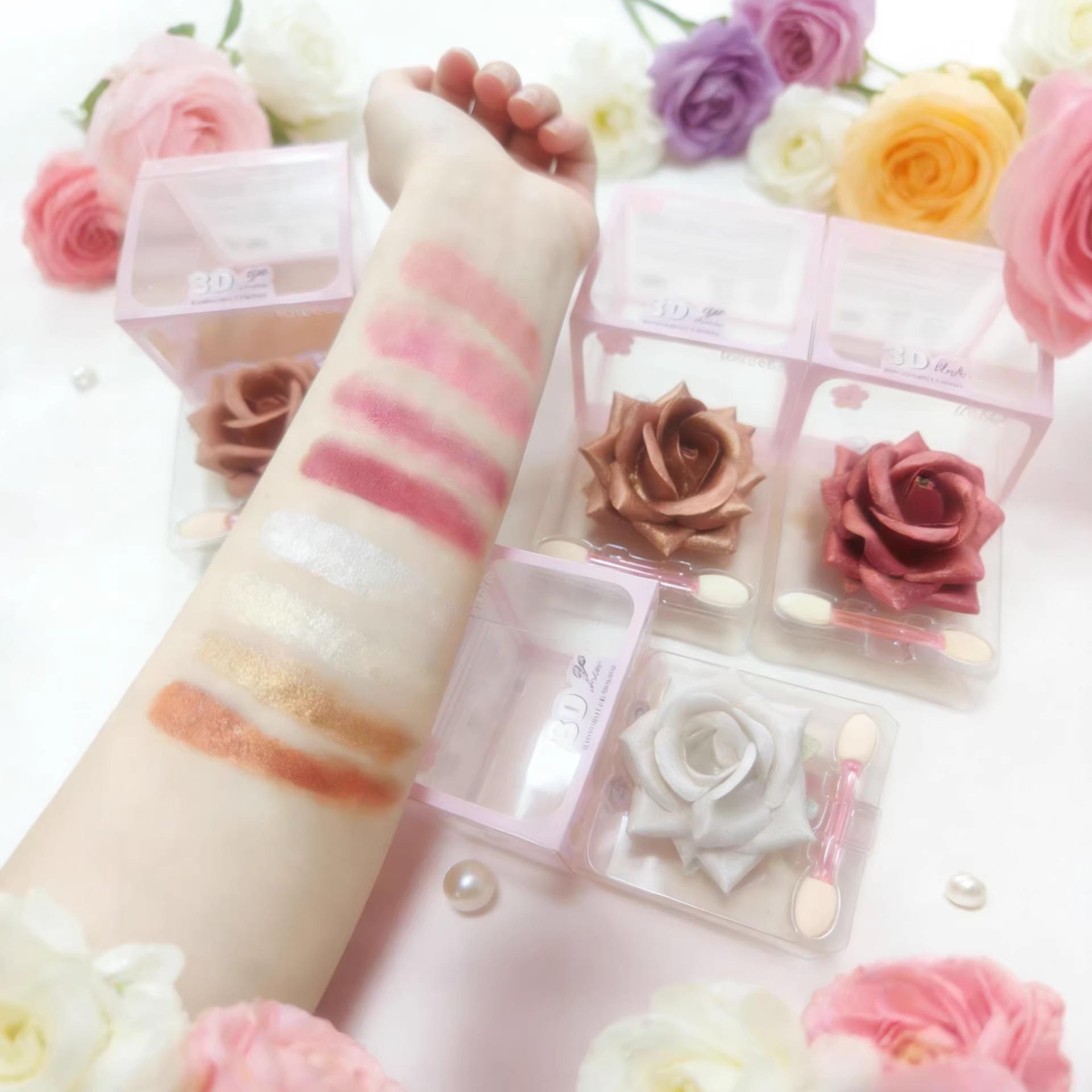LOLEETA Brilliant Highlight Eyeshadow & Natural Blush Set