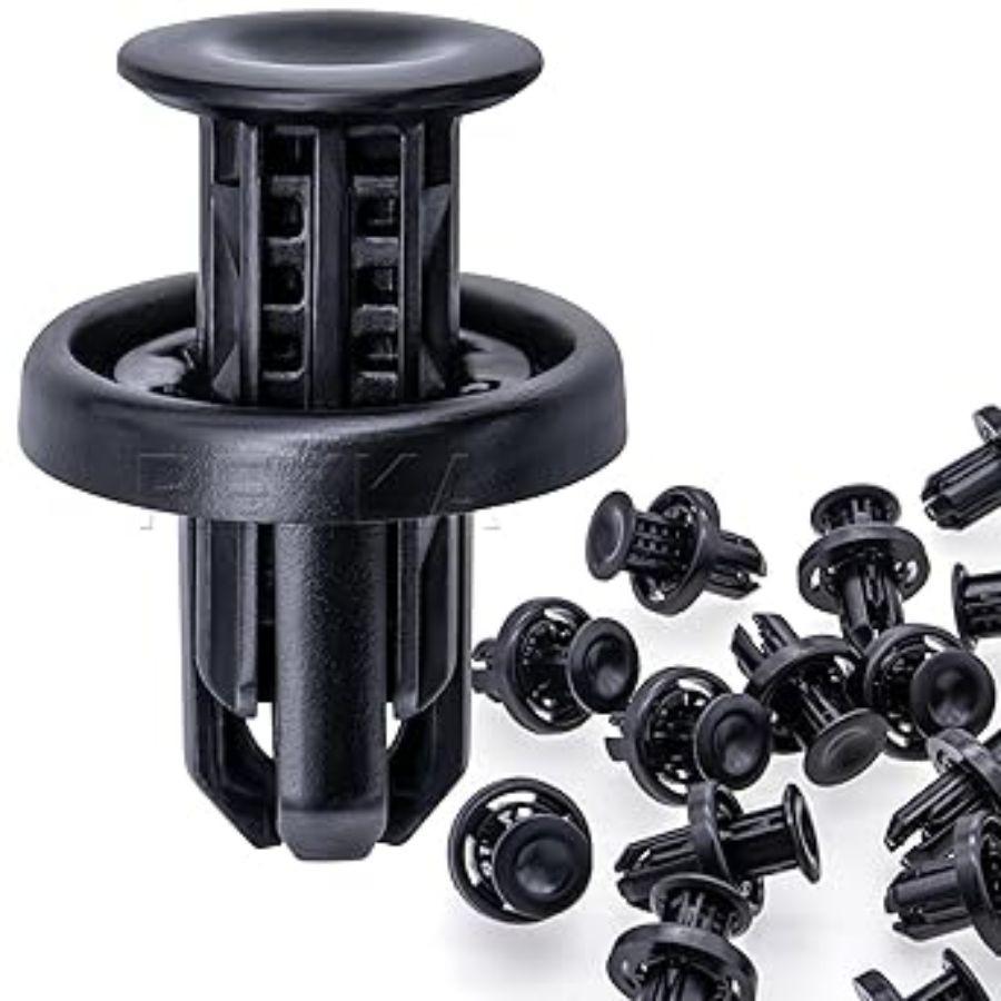 20pcs Fastener Rivet, Rear Front Bumper Cover Fender Grille Under Cover Push-