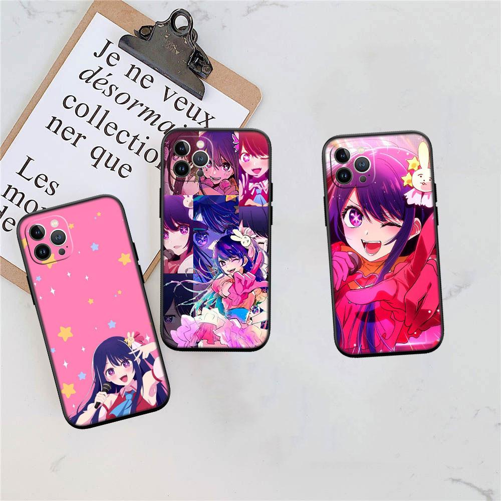LO79 Oshi No Ko Ai Hoshino Soft Shell Phone Case for Xiaomi Xiaomi Poco M4 M5 M6 M7 X3 X6 X7 F8 Ultra Pro GT NFC