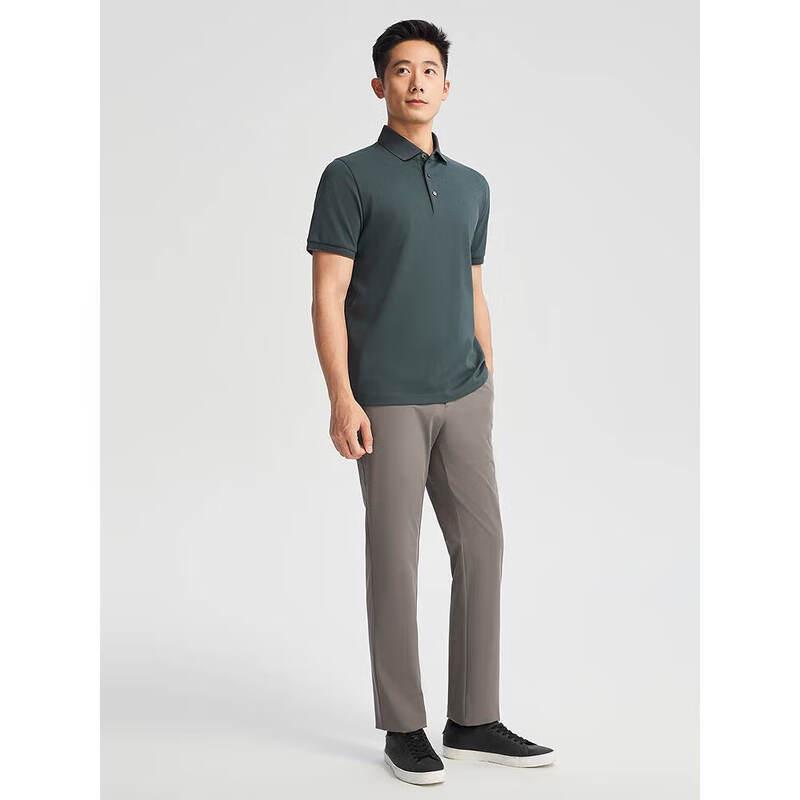 

Youngor Spring/Summer Silk Blend Short Sleeve Polo T-Shirt XL