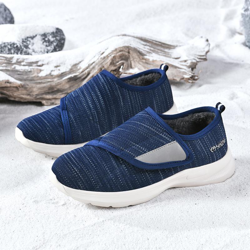 New Men's Shoes Wide Walking Shoes Slip-on Orthopedic Shoes for Swollen Feet Foot Pain Relief Padded Sneakers Zapatos Hombre