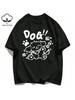 Un Lindo Cachorro Printed Women T Shirts Casual Hip Hop Tee Tops Multicolor Cotton T-Shirt Sport Loose Short Sleeve Female