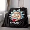 1 Stück Rick & Morty Flanell-Kuscheldecke Leicht Weich Warm Ganzjahresdecke für Sofa, Bett, Reise, L1028108
