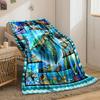 Sea Turtle Collage Blanket bedroom Blanket for Livingroom Couch lunch break Soft throw for Friend's festival Gift