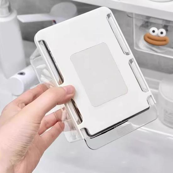 Storage Rack Smooth Pull Transparent Visual Slide Rail Buckle