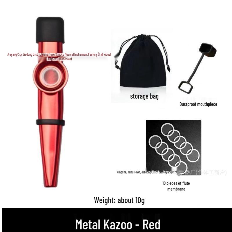 Metal Kazoo Musical Instrument for Early Childhood Education and Adults