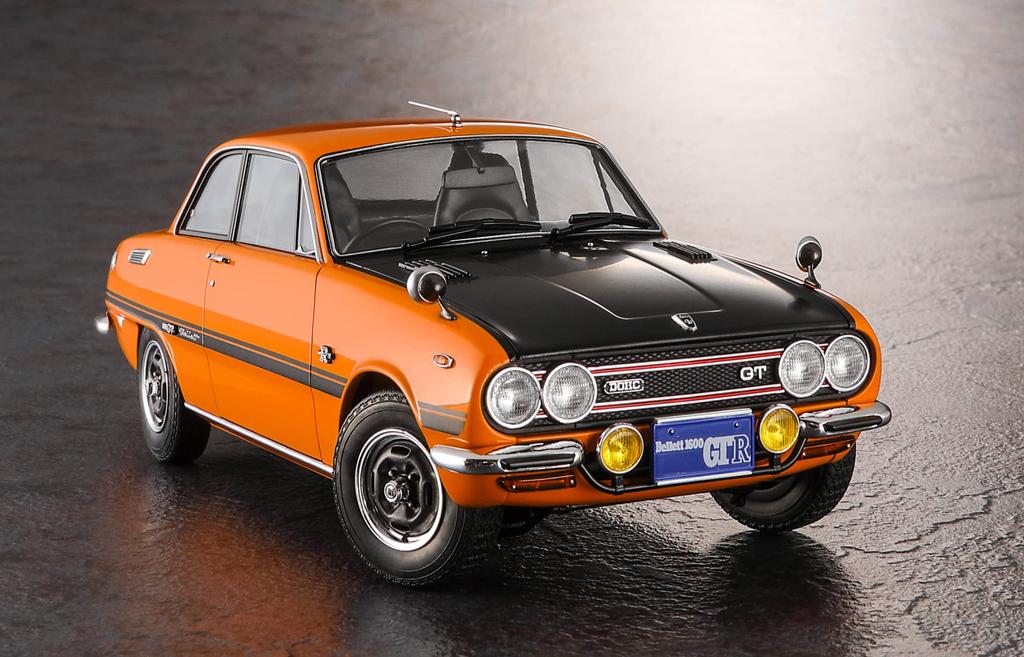 Hasegawa Scale Isuzu Bellett 1600GTR Early Model Plastic Model Kit HC58 1/24 (1969)
