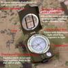 Sportneer Wasserdichter Scout-Kompass für Rucksacktouren, Camping, Wandern, Kartenavigation und Überleben, Aluminiumgehäuse