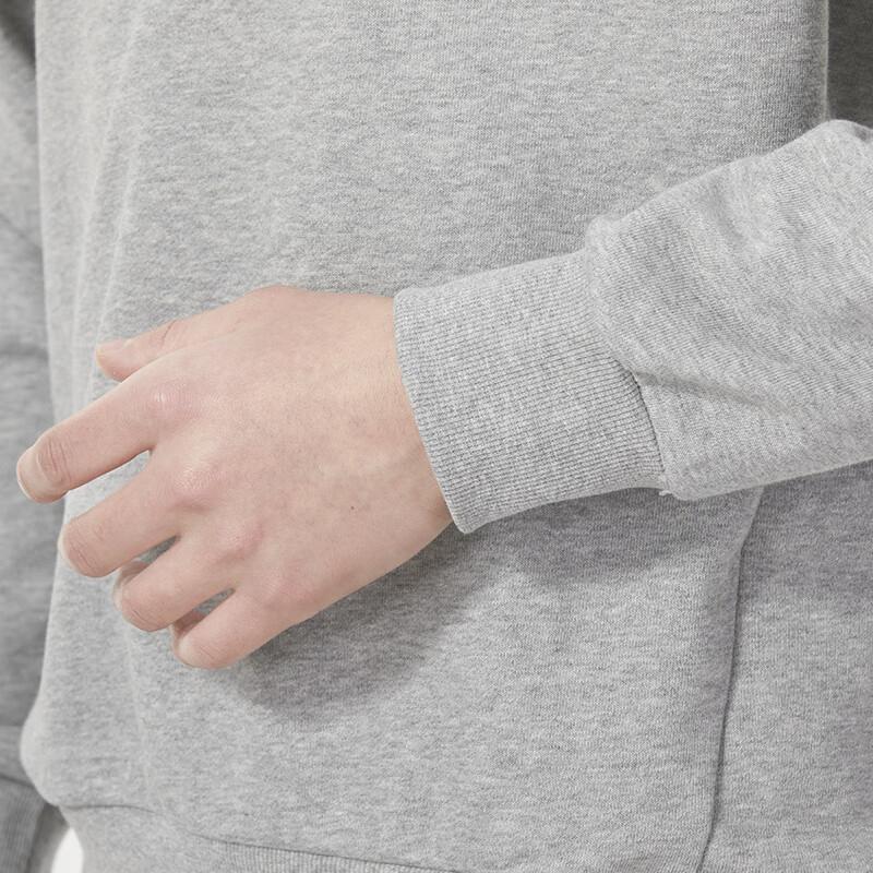 Adidas Solid Color Crew Neck Casual Pullover Long Sleeve Sweatshirt Men Sweatshirt Gray JF3223