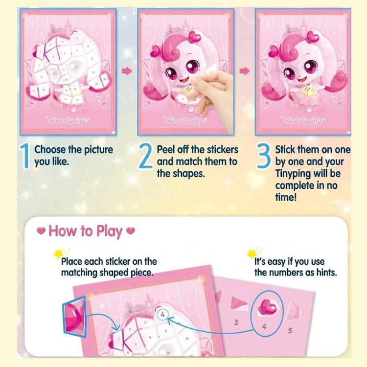 Made In Korea - Catch! Teenieping Sticker Coloring Book (3 Options)