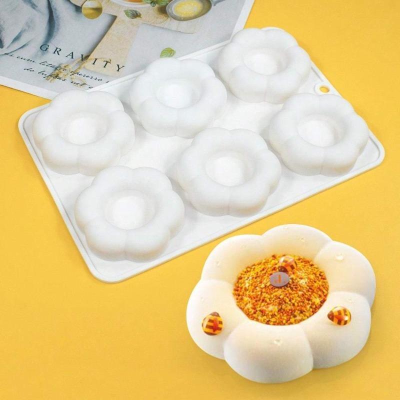 Food-Grade Silicone Baking Mold Non-Stick Reusable Dessert Maker for Chocolate Mousse Ideal for Kitchen Use and Cake Decorating